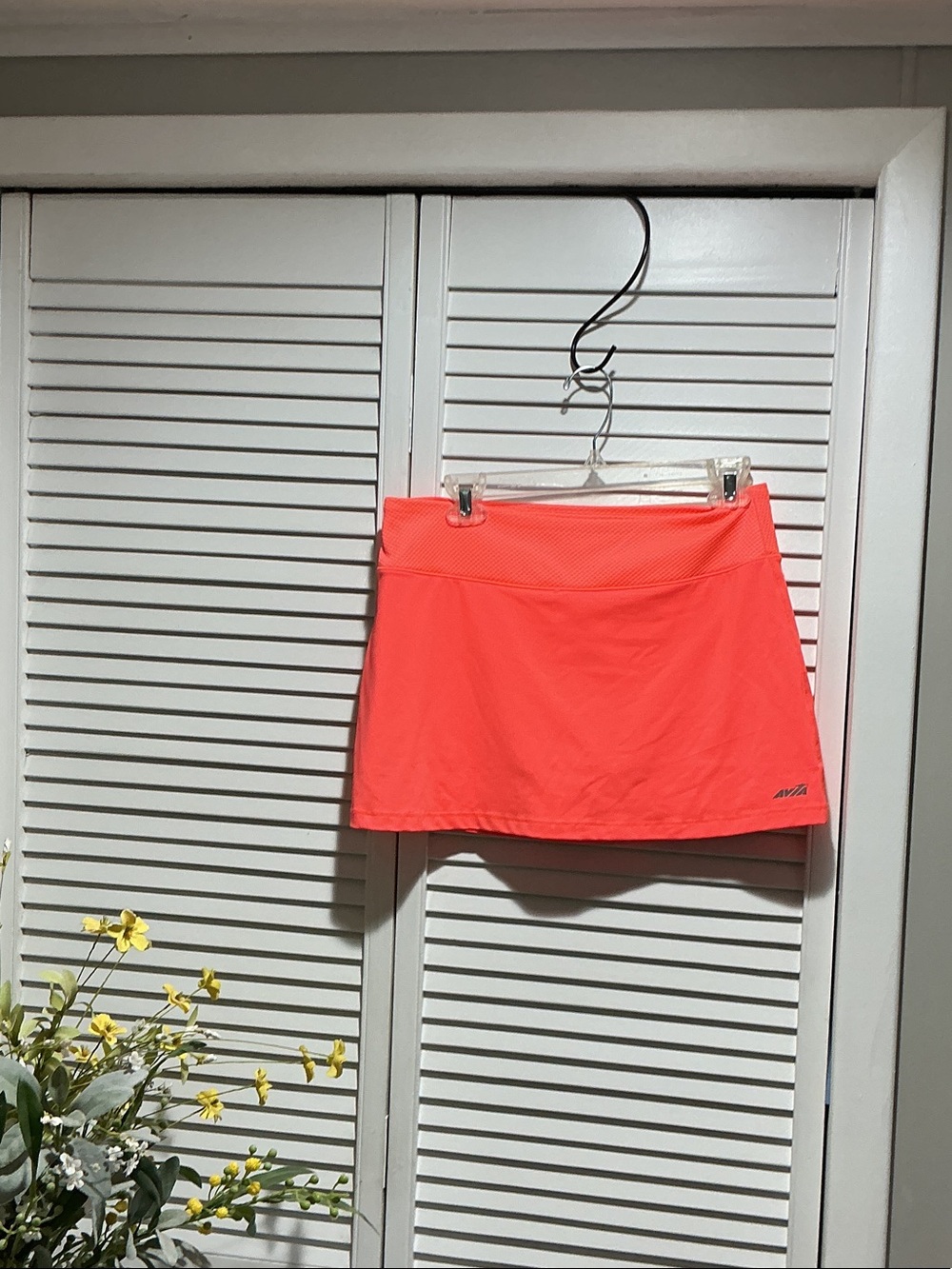 Avia Neon Coral Active Skort - Women's Athletic Skort